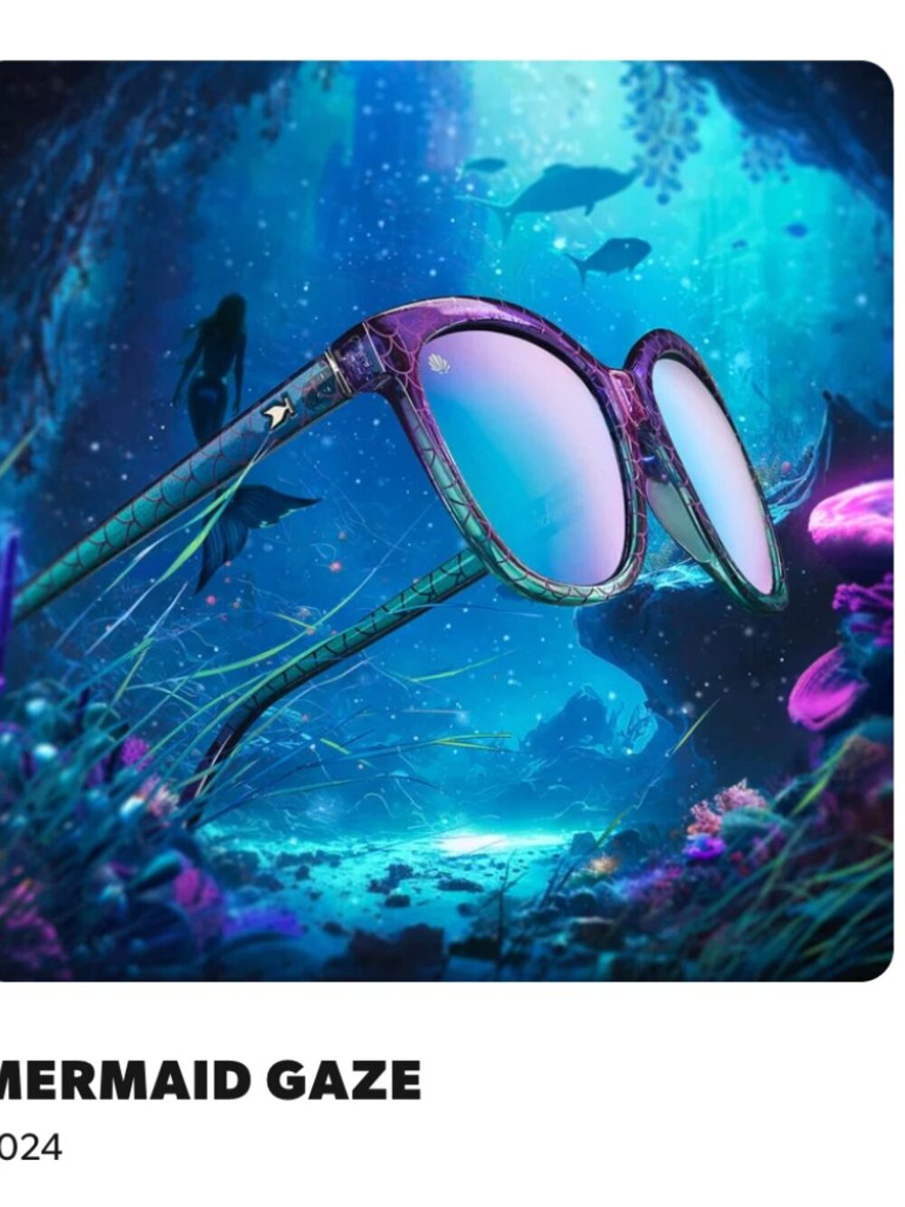 New in Box - Knockaround sunglasses - Mermaid's Gaze